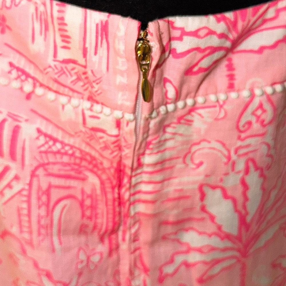 Like New Lilly Pulitzer Rozalie Linen Pink and white maxi dress- size 16 🩷 - Picture 11 of 16